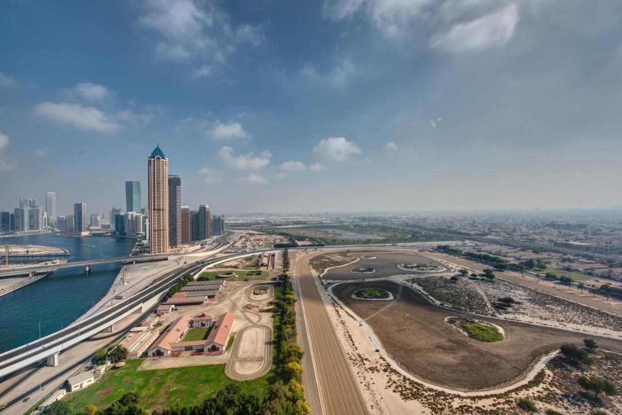 Durrani Homes - Lux 1Br At Al Habtoor Amna Tower Дубай Екстериор снимка